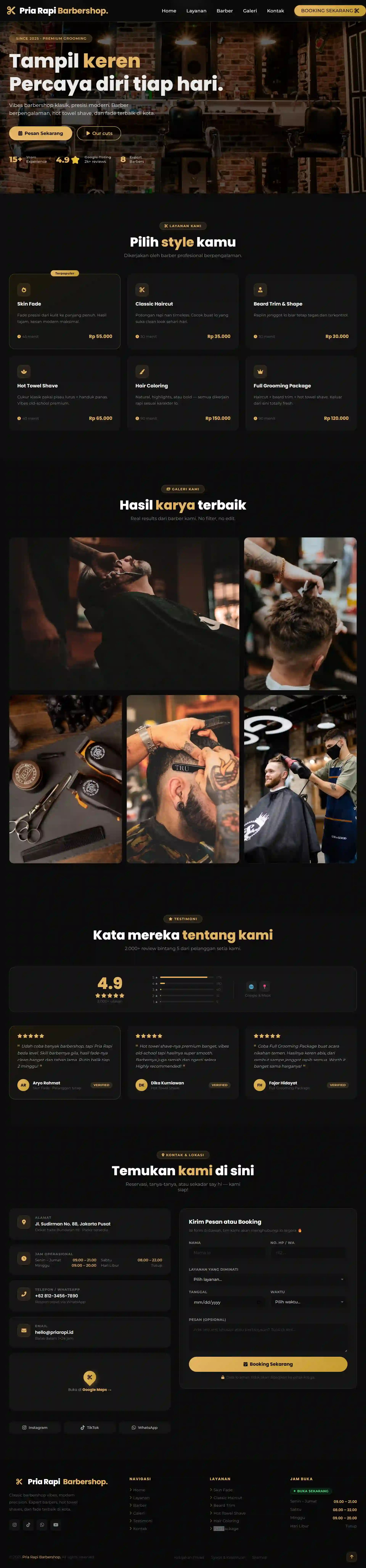 Pria Rapi Barbershop