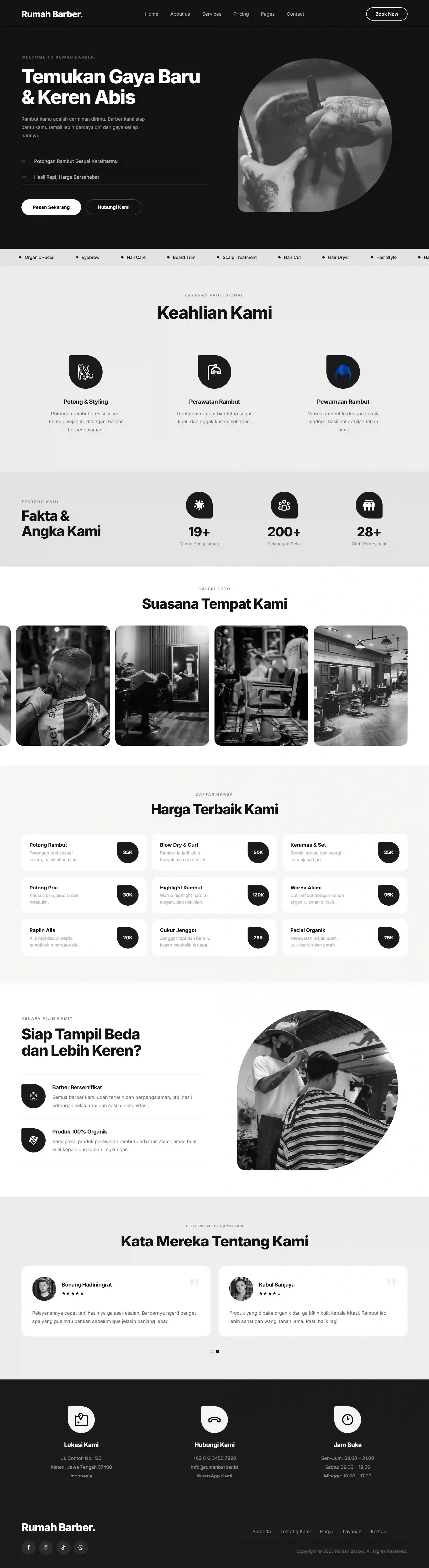 Pria Rapi Barbershop